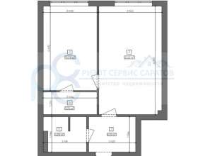 Продам - 2к кв., 6,9 млн , 48м², 8/10э., Саратов, Кировский р-н., ул Танкистов, д. 80а ул. Навашина, д. 6АК1 - купить квартиру, Саратов, вторичное жилье 579366